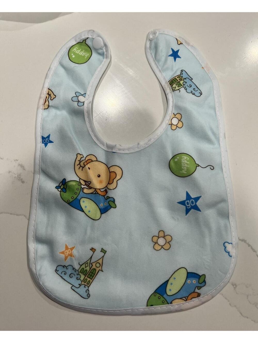 Daddy's Little One Bibs, Baby Boy's  Apron Bib  0 to 2 Years, Blue, Set of 3